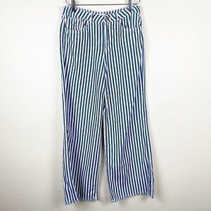 GB GIRLS | Blue & White Striped Wide Leg Pants Girls 16